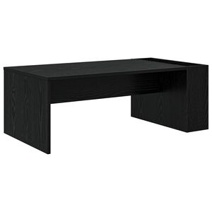 vidaXL Kafijas galdiņ&scaron; Melns ozolkoks 95 x 50 x 34 cm