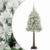 vidaXL Mākslīgā Ziemassvētku eglīte ar eglī&scaron;u bumbām 120 cm 150 LED