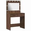 vidaXL Dressing galds Brūns ozols 78,5 x 41 x 135 cm Inženierijas koks