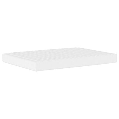 vidaXL putu matracis, balts, 120x200 cm, cietība H2, H3