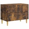 vidaXL Naktsgaldiņ&scaron; Kūpināts ozols 62 x 34,5 x 48 cm Inženierijas koks