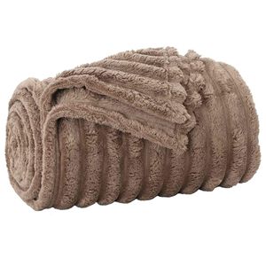vidaXL Mest segu Kamieļu krāsa 200 x 150 cm 0.8 kg Flīss