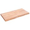 vidaXL vannasistabas letes virsma 120x60x(2-6)cm apstrādāts masīvkoks