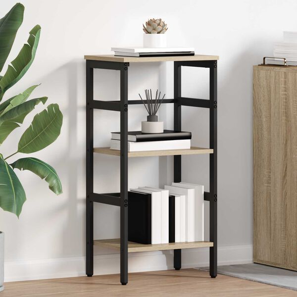 vidaXL Grāmatu plaukts Sonoma ozols 40 x 29,5 x 81 cm