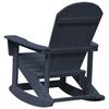 vidaXL Adirondack šūpuļkrēsls Tumši zils 73.5 x 92 x 90cm HDPE