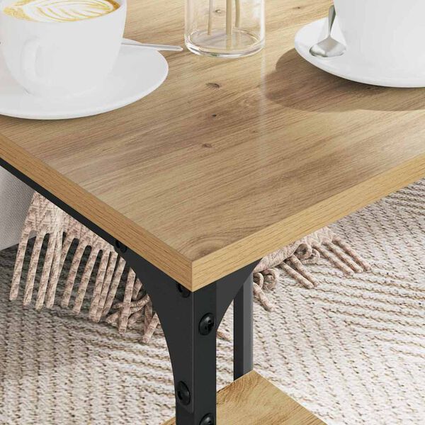 vidaXL Kafijas galdiņ&scaron; Artisānā ozols 40 x 40 x 55 cm