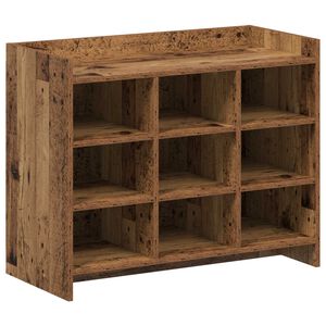vidaXL Apavu skapis Vecs koks 85 x 39,5 x 70 cm Inženierijas koks