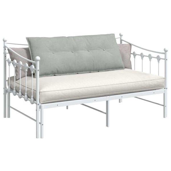 vidaXL Atpakaļ spilvens Gai&scaron;i pelēks 120 x 50 cm Korduroja audums