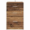 vidaXL Nakts skapītis Vecs koks 40 x 40 x 63 cm Inženierijas koks