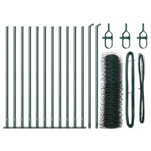 vidaXL Žoga āķis Zaļa