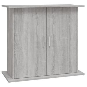 vidaXL akvārija statīvs, pelēka ozola, 81x36x73 cm, inženierijas koks