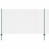 vidaXL Metināts žogs ar stabiem 10 x 1,4 m PVC pārklāts tērauds Zaļa