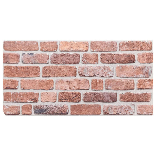 vidaXL 3D sienas paneļi, 10 gab., sarkani, 100x50 cm, EPS