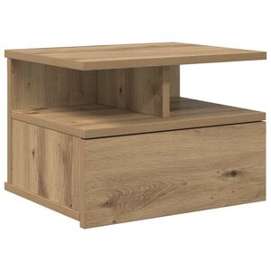 vidaXL Peldo&scaron;ais naktsgaldiņ&scaron; Artisānā ozols 40 x 31 x 28 cm