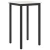 vidaXL Bāra galds Balts 60 x 60 x 105 cm Ciets priedes koks