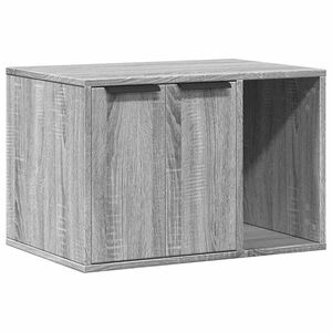 vidaXL Kaķu pakai&scaron;u kastes korpuss pelēks 60x40x40cm inženierijas koks