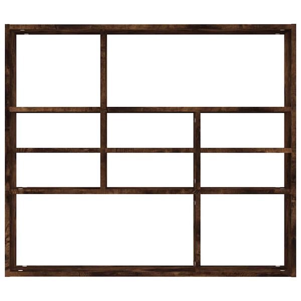 vidaXL sienas plaukts, ozola krāsa, 90x16x78 cm, inženierijas koks