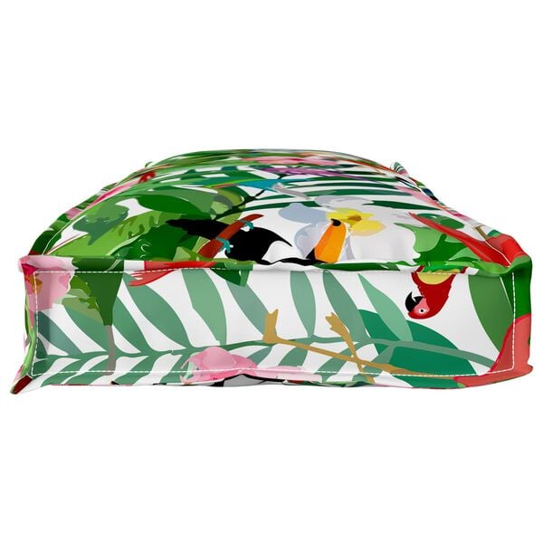 vidaXL Spilvens Daudzkrāsains 110 x 40 x 8 cm Oksforda audums