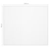 vidaXL galda aizsargsegums, caurspīdīgs, 100x90 cm, 1,6 mm, PVC