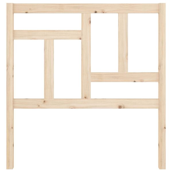 vidaXL gultas galvgalis, 95,5x4x100 cm, priedes masīvkoks