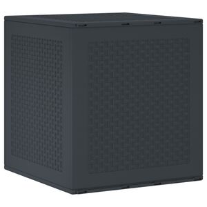vidaXL Uzglabā&scaron;anas kaste Antracīts 55 x 53 x 57 cm Polipropilēns