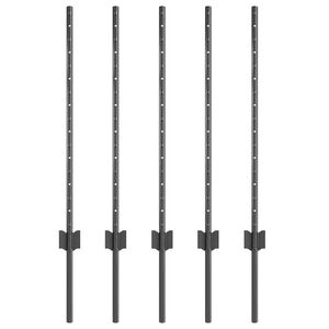 vidaXL Iegultais žogs 5 gab. Pelēka 120 cm