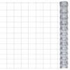 vidaXL dārza žogs, cinkots tērauds, 50x1,25 m, sudraba krāsa