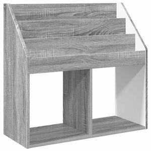 vidaXL Bērnu grāmatplaukts Pelēks Sonoma 72,5 x 29,5 x 69 cm