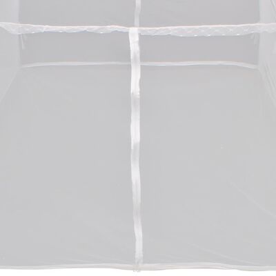 vidaXL telts, 200x120x130 cm, stiklšķiedra, balta
