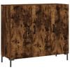 vidaXL kumode, ozolkoka krāsa, 90x34x80 cm, inženierijas koks