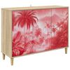 vidaXL Puse AACHEN Sonoma 102 x 33 x 75 cm Inženierijas koks