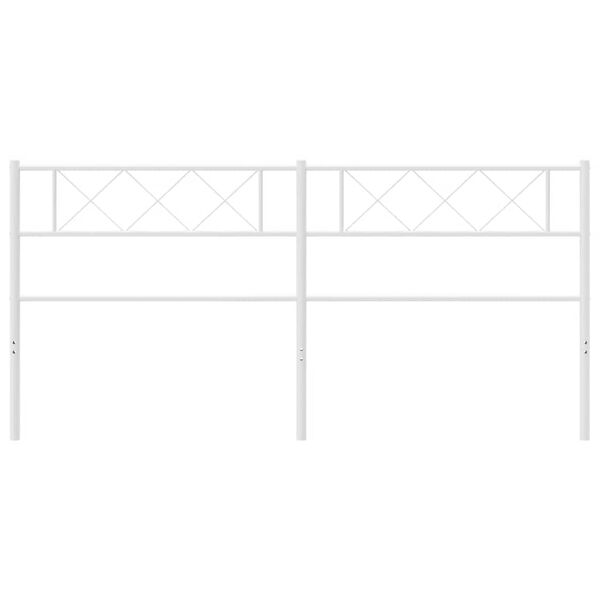 vidaXL rezerves galvgalis, balts, 180 cm