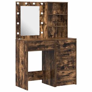 vidaXL Dressing galds 2 gab. Brūna 50 x 41 x 135 cm Inženierijas koks