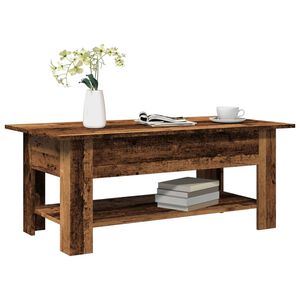 vidaXL kafijas galdiņ&scaron;, veca koka, 102x55x42 cm, inženierijas koks