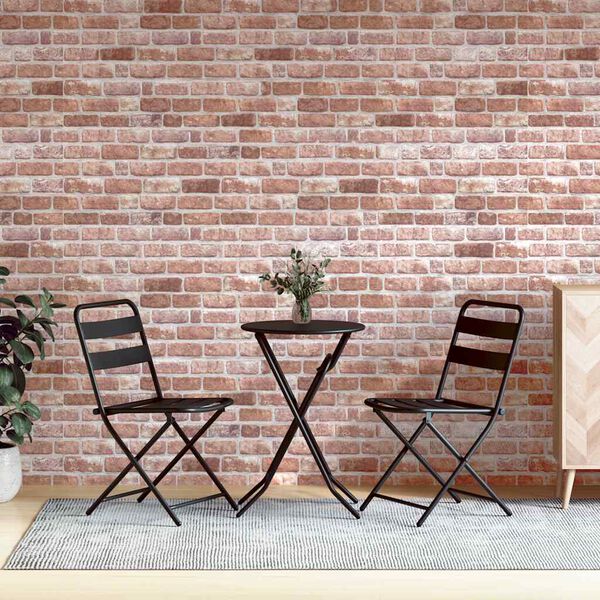 vidaXL 3D sienas paneļi, 10 gab., brūni, 100x50 cm, EPS