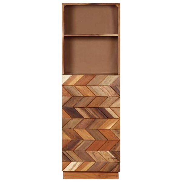 vidaXL augstā kumode, 40x32x122 cm, pārstrādāts masīvkoks