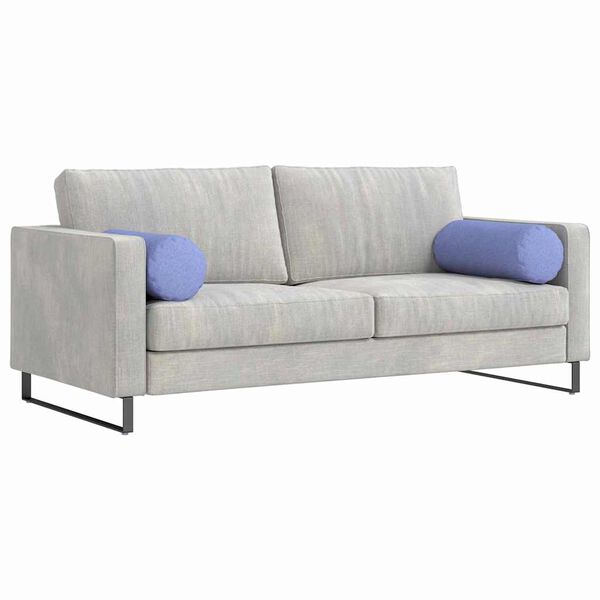 vidaXL Spilveni 2 pcs Džinsu zils &Oslash; 25 x 70 cm audums