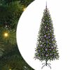 vidaXL Mākslīgā Ziemassvētku eglīte su 300 LED Zaļa 180 cm PE un PVC