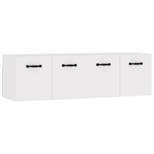 vidaXL sienas skapī&scaron;i, 2 gab., balti, 80x35x36,5 cm, inženierijas koks