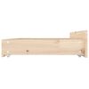 vidaXL gultas rāmis ar atvilktnēm, 120x200 cm
