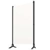 vidaXL 3-paneļu istabas aizslietnis, balts, 260x180 cm, audums