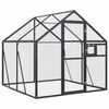 vidaXL putnu māja, pelēka, 1,79x2x1,85 m, alumīnijs