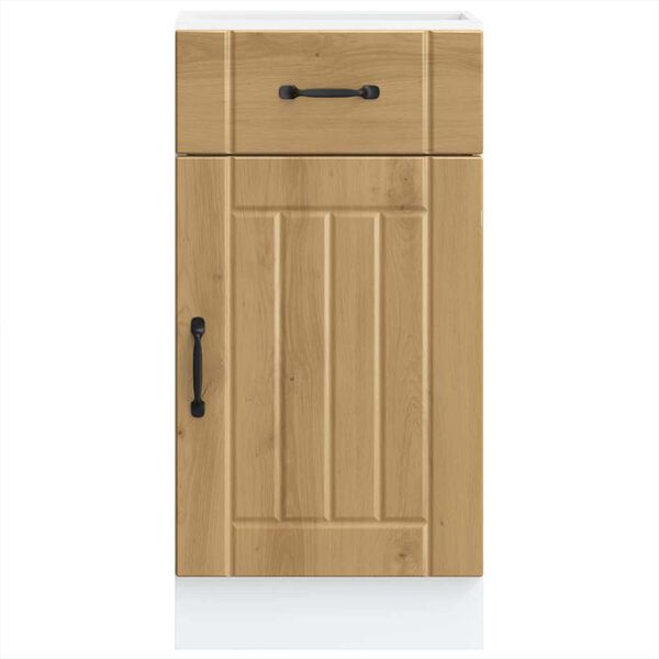 vidaXL virtuves apak&scaron;ējai skapītis, Lucca, koka krāsā