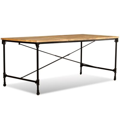 vidaXL virtuves galds, 180 cm, mango masīvkoks