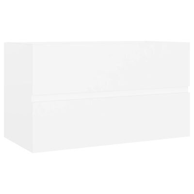 vidaXL izlietnes skapītis, balts, 80x38,5x45 cm, skaidu plātne