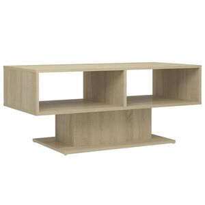 vidaXL kafijas galdiņ&scaron;, ozolkoka, 103,5x50x44,5 cm, inženierijas koks