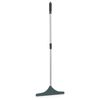 vidaXL mākslīgās zāles grābeklis, tum&scaron;i zaļ&scaron;, 131 cm, PP