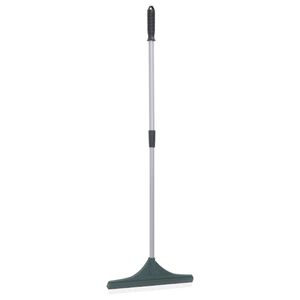 vidaXL mākslīgās zāles grābeklis, tum&scaron;i zaļ&scaron;, 131 cm, PP