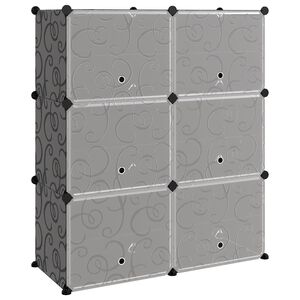 vidaXL apavu plaukts, melns, 84,5x31x93,5 cm, plastmasa