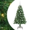 vidaXL Mākslīgā Ziemassvētku eglīte su 150 LED ar statīvu Zaļa 150 cm